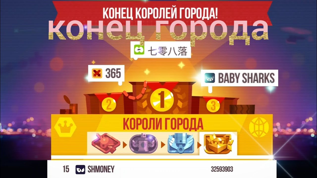 Результаты города в C.A.T.S. crash arena turbo stars