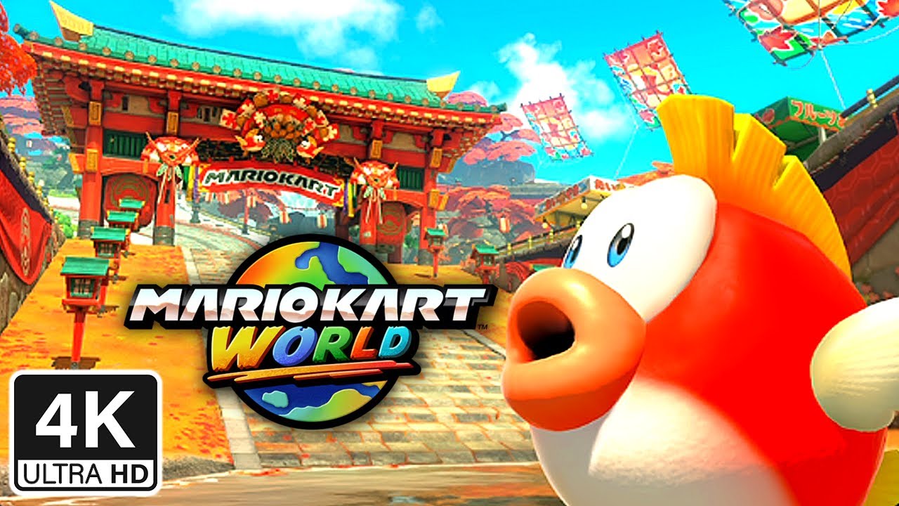 Mario Kart World · Cheep Cheep Falls (HDR 4K60FPS)