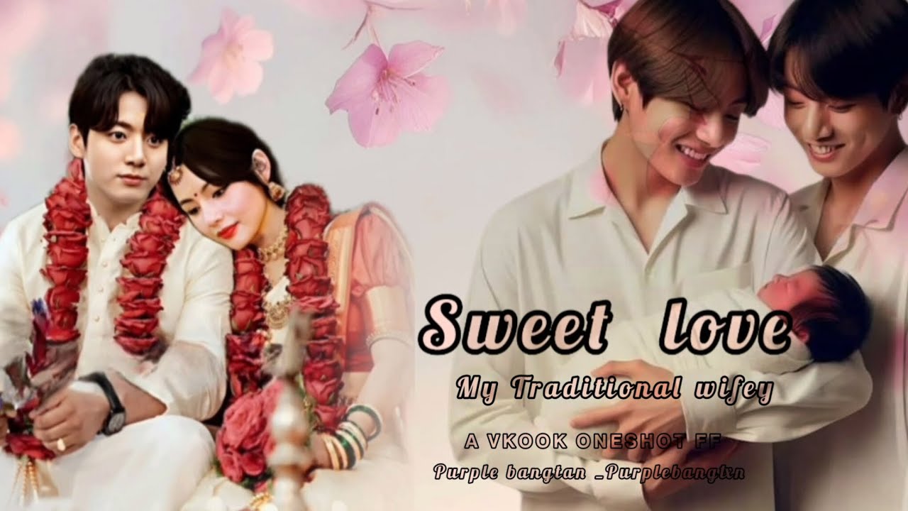 SWEET LOVE }  My Traditoinal Wifey 🪷@purplebangtxn #vkookff #vkooklovestory #malayalamff #vkook 