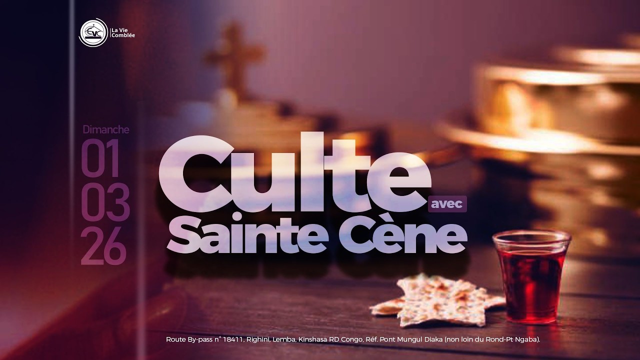 CULTE DOMINICAL DU 01 MARS 2026