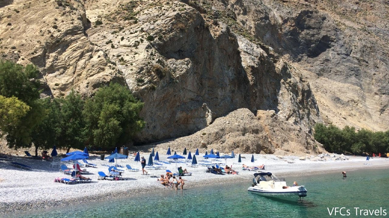 Sweetwater Beach, Crete Greece - Cliff Hike to Glyka Nera Beach, Chora Sfakion