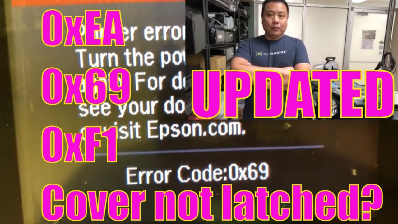 Объяснение ошибки Epson WF-3640 0x69 0xEA 0xF1 — Fix WorkForce WF-3620 3010 3520 3530 3540