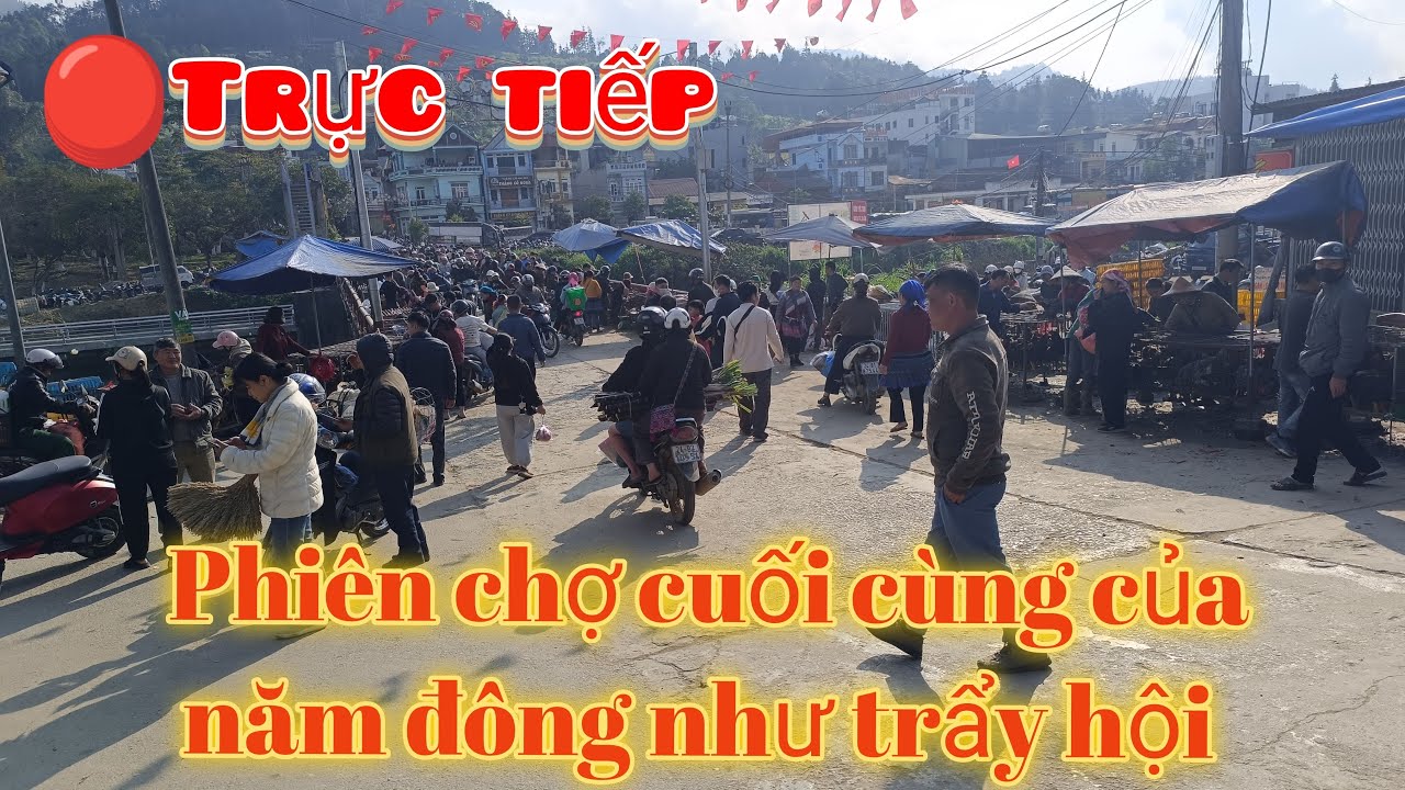 Bê Bê Núi đang phát trực tiếp! Phiên chợ cuối cùng của năm