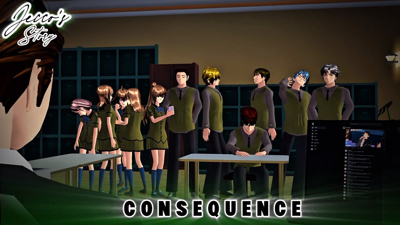 JECCO'S STORY EPS 40 PART1 | DRAMA SAKURA SCHOOL SIMULATOR