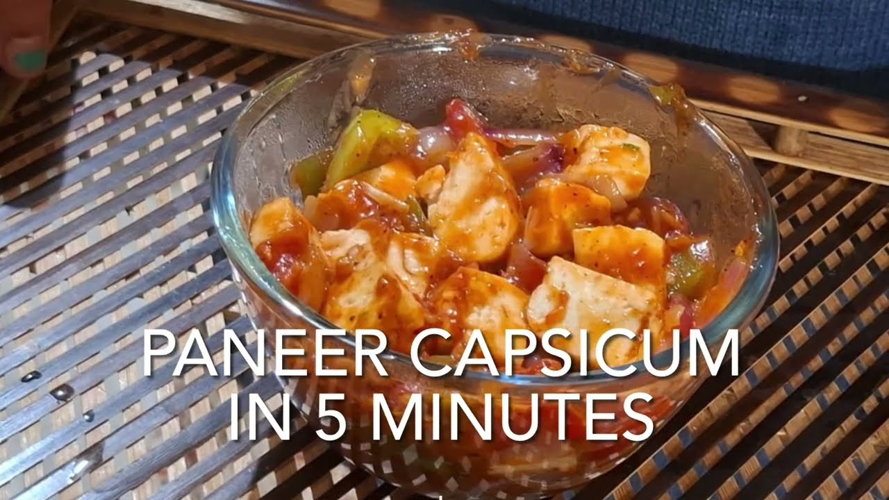 ! 5 MIN PANEER CAPSICUM 