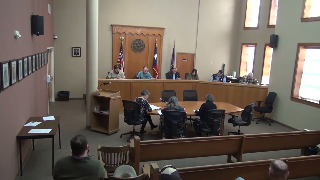 Titus County Texas Commissioners' Court Special Meeting held January 28, 2026