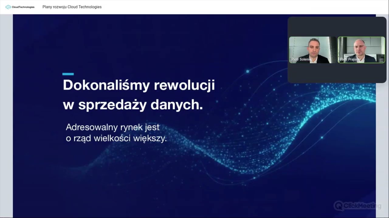 Plany rozwoju Cloud Technologies - nagranie z konferencji online 10 lutego 2026