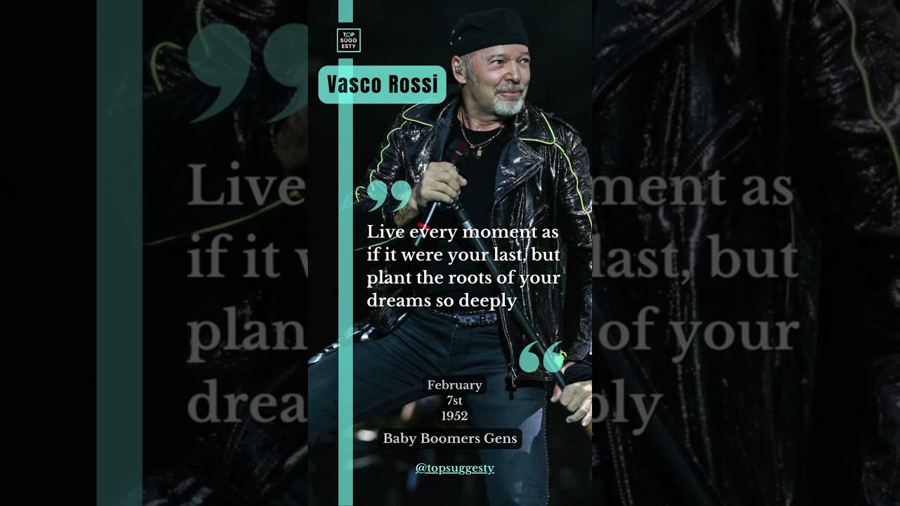 Vasco Rossi: The Italian Rock Maestro 🎸🇮🇹 | Rebel Heart, Anthems, and Endless Energy ⚡️