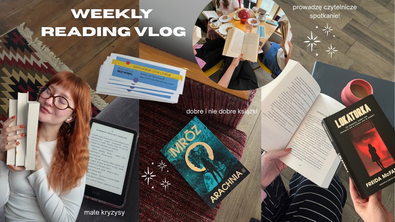 Trochę książek, trochę prywaty, wyjazd na wieś i ładowanie baterii😮&zwj;💨 WEEKLY READING VLOG