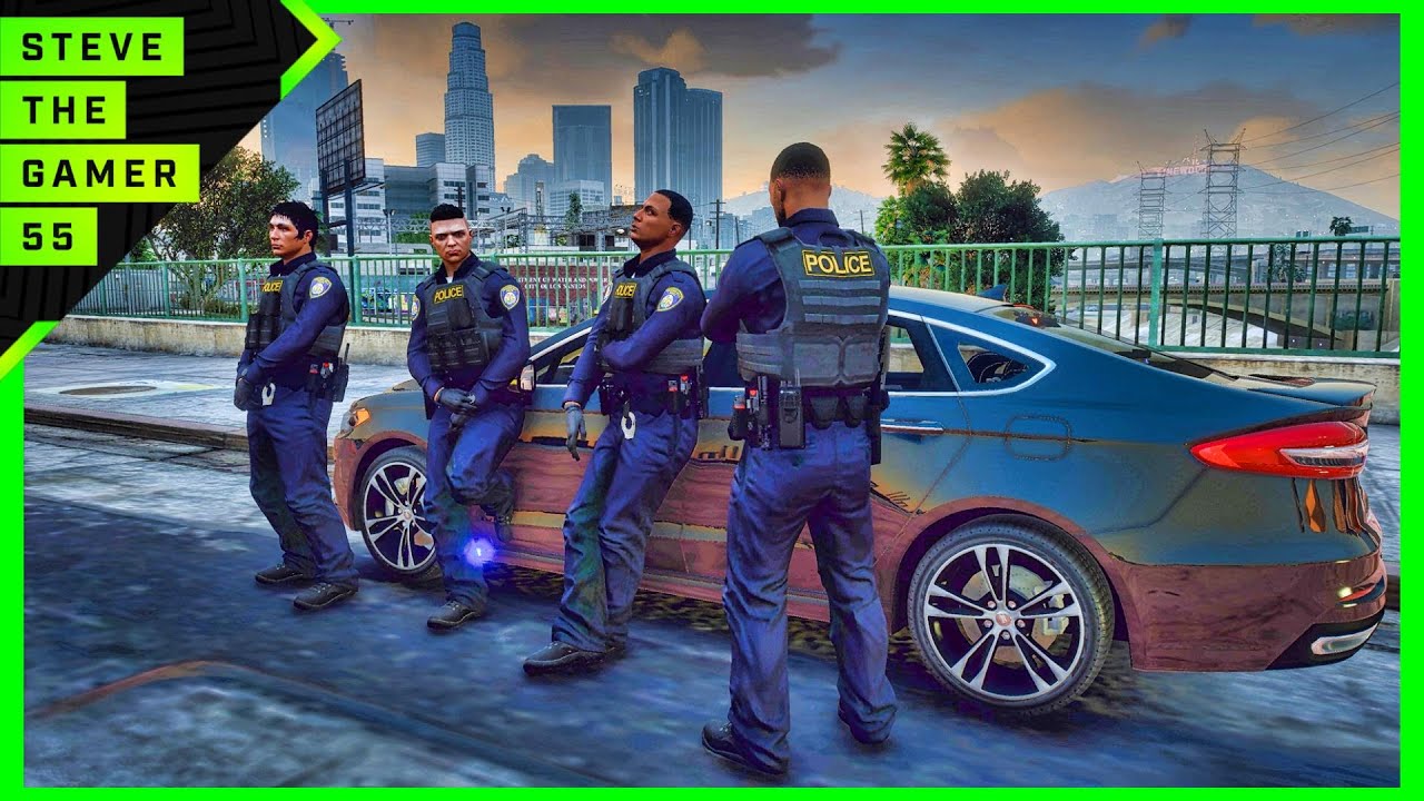 GTA 5 Mod Gang Unit Patrol| Unmarked Fusion| GTA 5 Lspdfr Mod| 4K