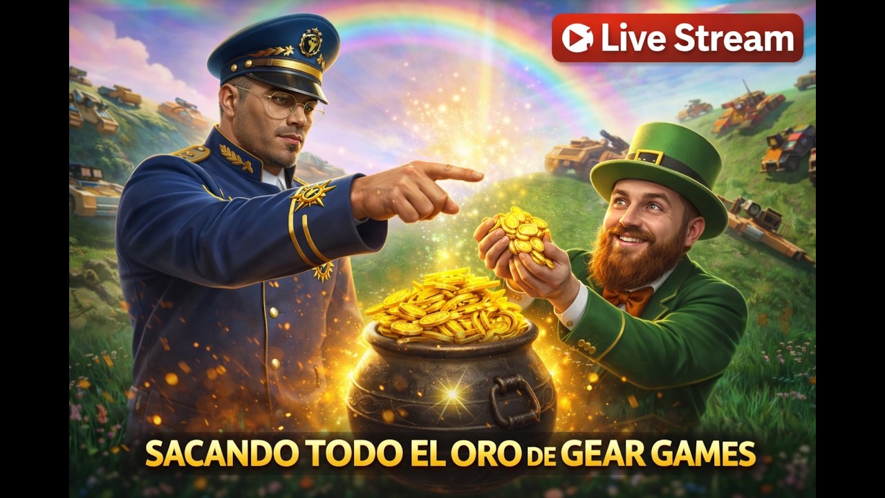 SACANDO TODO EL ORO de Gear Games 🍀 | EVENTO San Patricio | Art of War LIVE