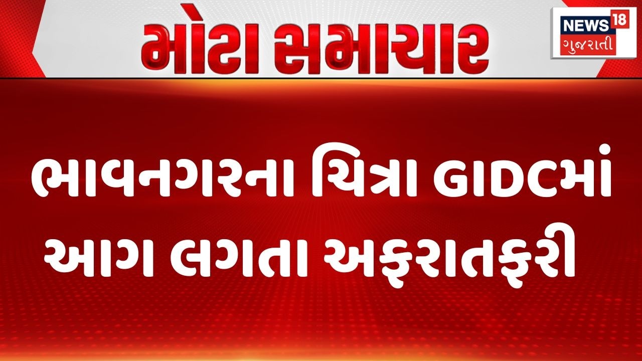 Bhavnagar News | ભાવનગરના ચિત્રા GIDCમાં આગ લગતા અફરાતફરી | Chitra | GIDC | Gujarati News