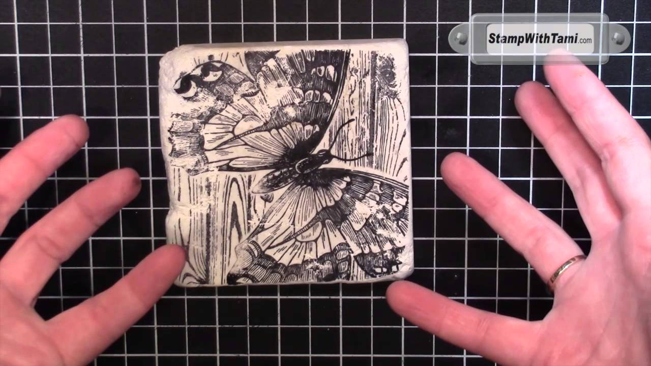 Make your own Tile Coasters with Stampin Up Blendabilities Markers