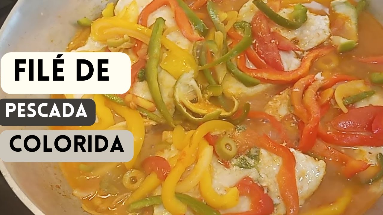 COMO FAZER essa receita de FILÉ DE PESCADA! Uma explosão de sabor! #videoyoutube #viral_video