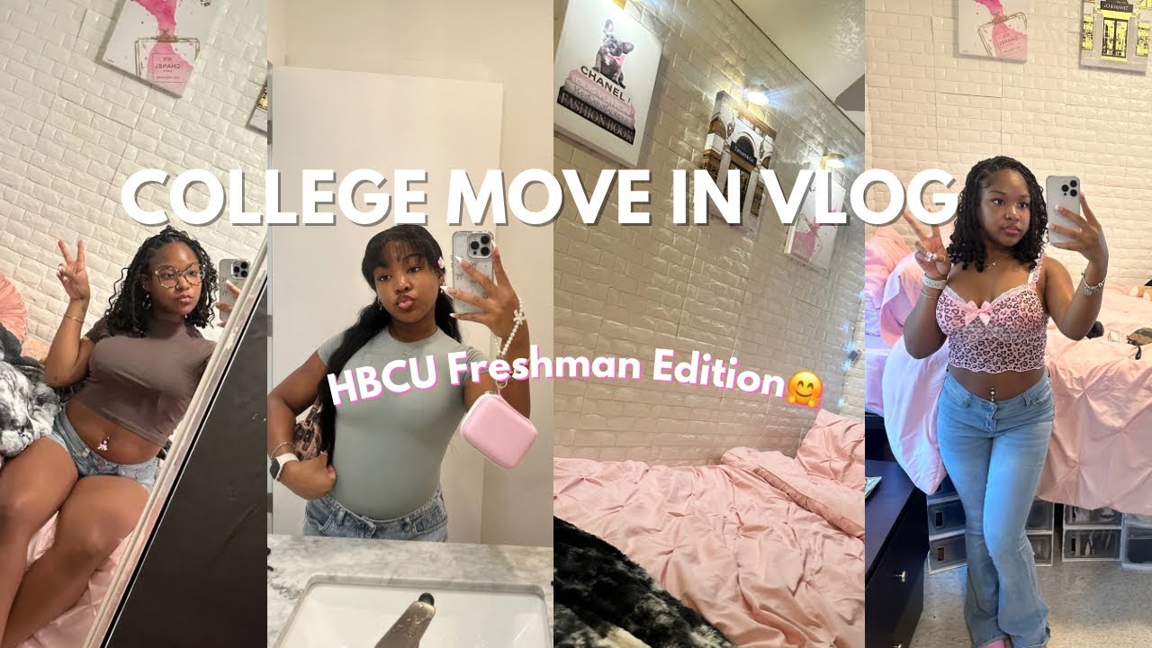 COLLEGE MOVE-IN DAY VLOG! HBCU Freshman: Clark Atlanta University🩶❤️