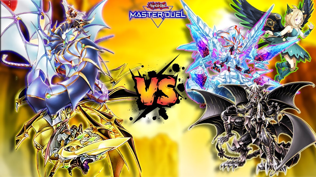DRAGUNITY going against DARK WORLD, RUNICK floodgate and BRANDED DESPIA in Master Duel Ranked