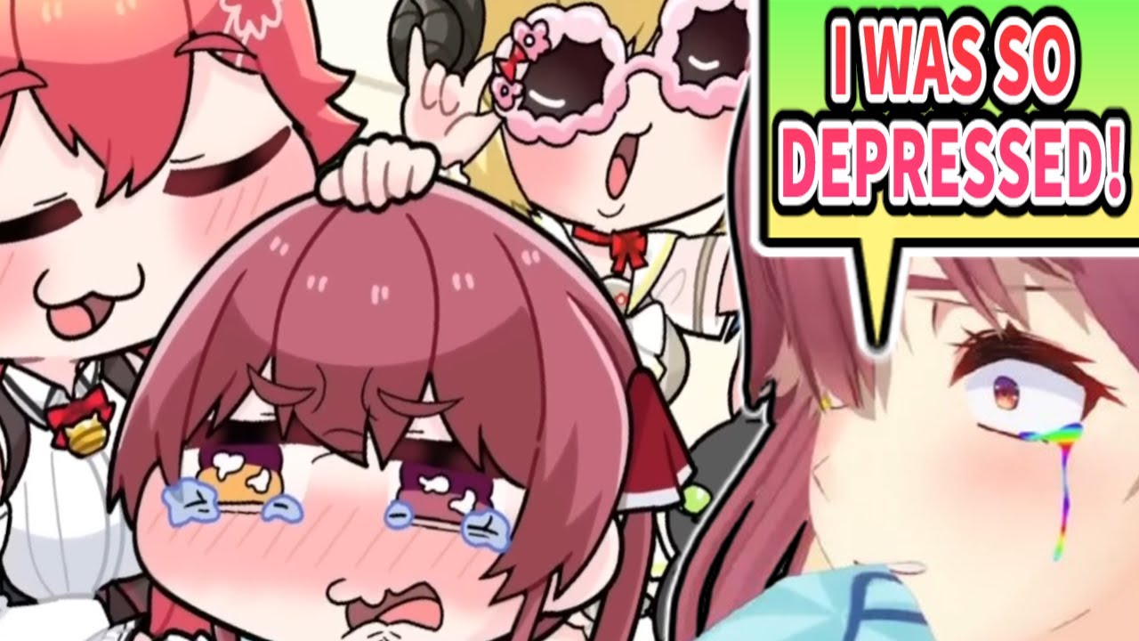 Marine Remember Her Days She Was Depressed [ENG SUB] Hololive Houshou Marine Sakura Miko