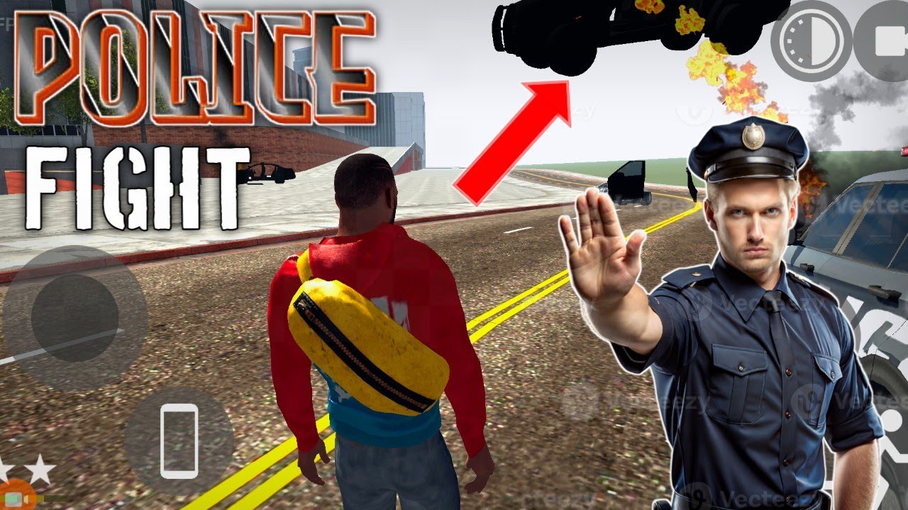 indian bike driving 3d |😱all Police fight