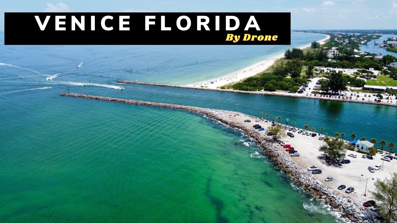 Drone Footage of Venice Florida Jetties DJI Mini 2 Flight