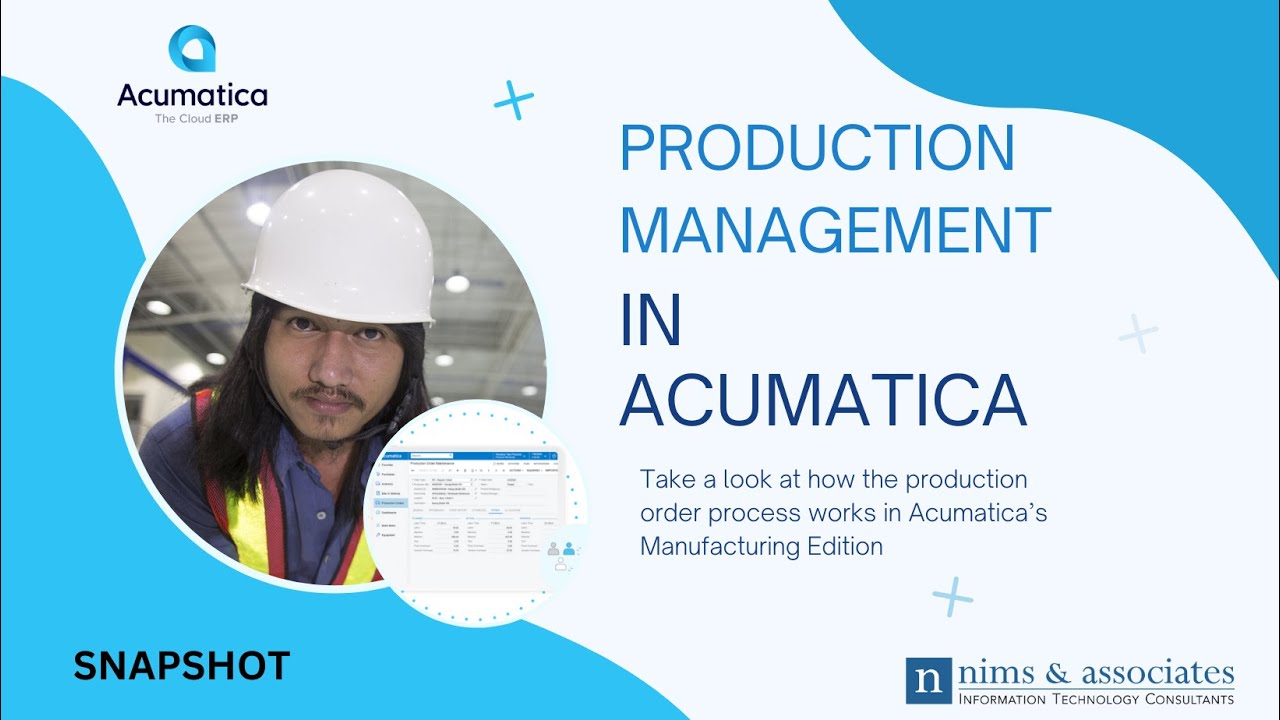 Acumatica - Управление производством