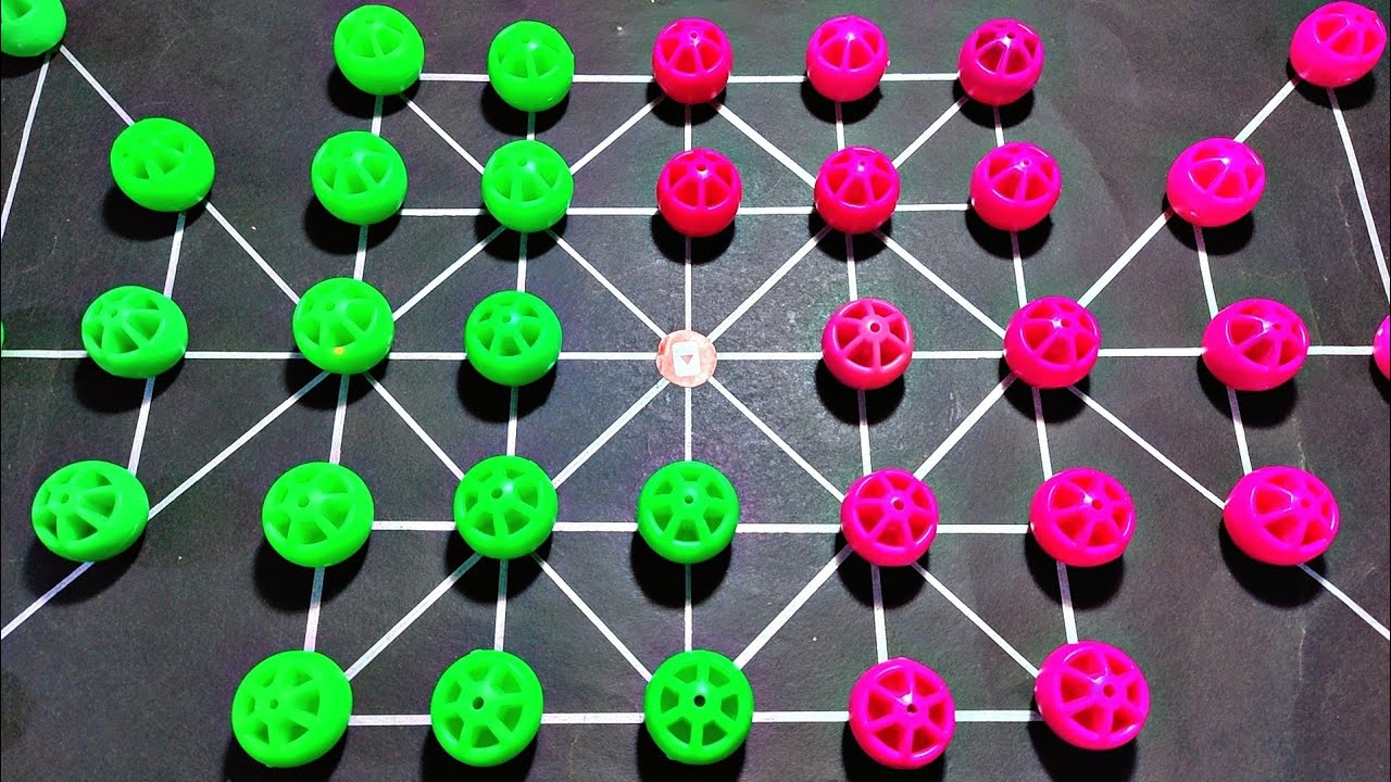 16 Beads Game Strategy | Damdas / Sholo Guti Mind Blowing Traps & Smart Moves | Classic Board Game
