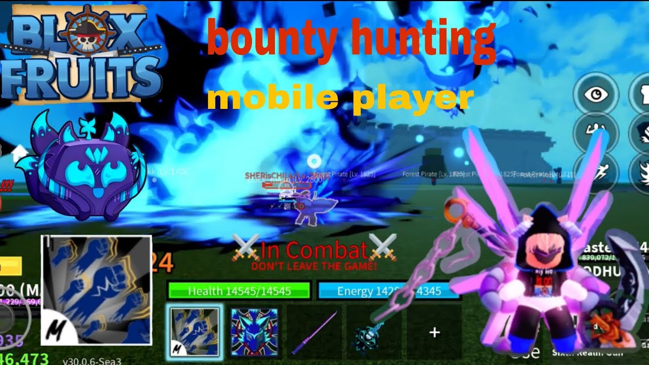 This Is The Best Build For Bounty Hunting? | Mobile Player / Blox Fruit 