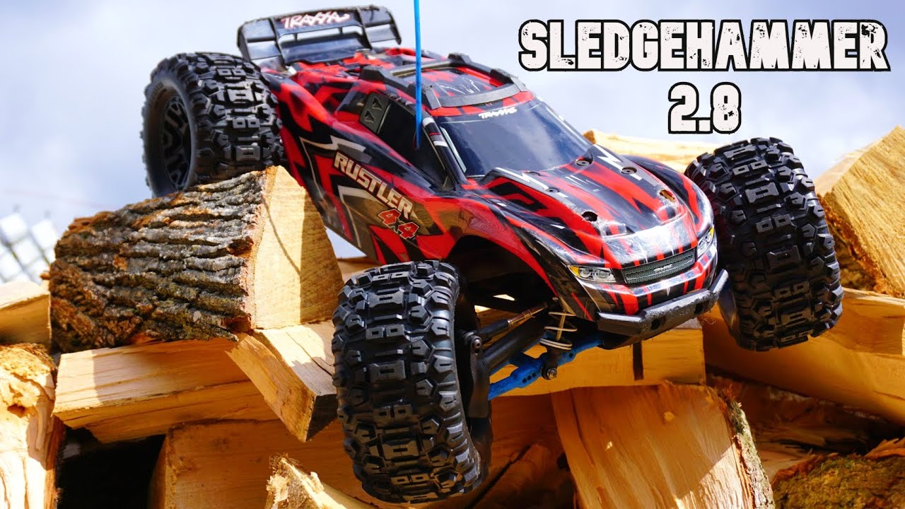!!Brand New!! Traxxas SledgeHammer Wheels & Tires Rustler 4x4 VXL