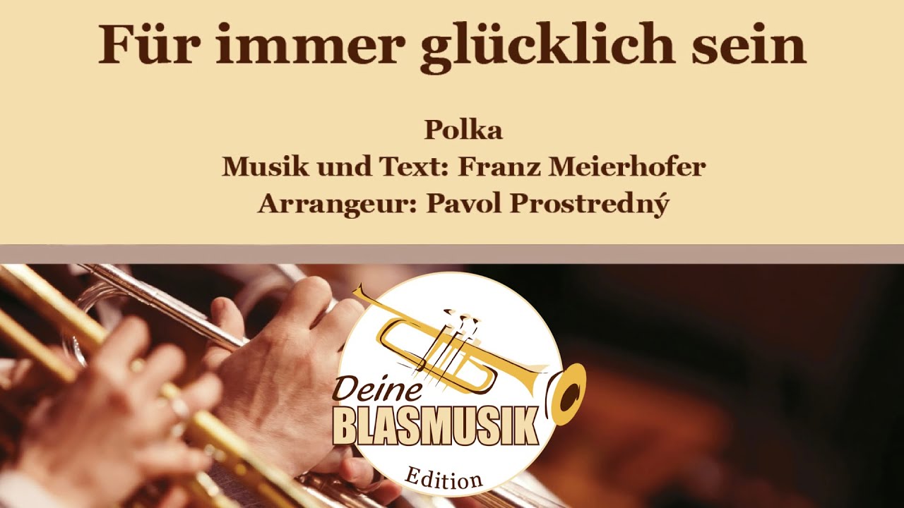 Für immer glücklich sein (Version mit Gesang)