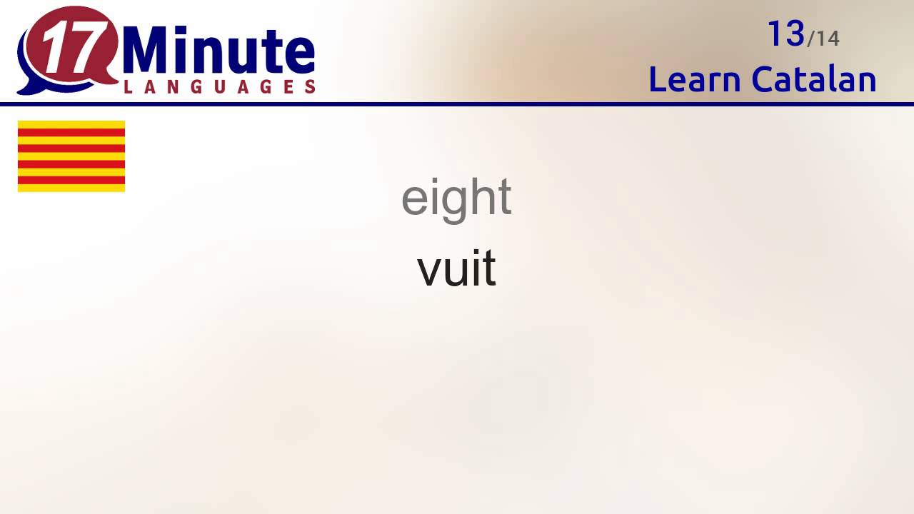 Learn Catalan (free language course video)