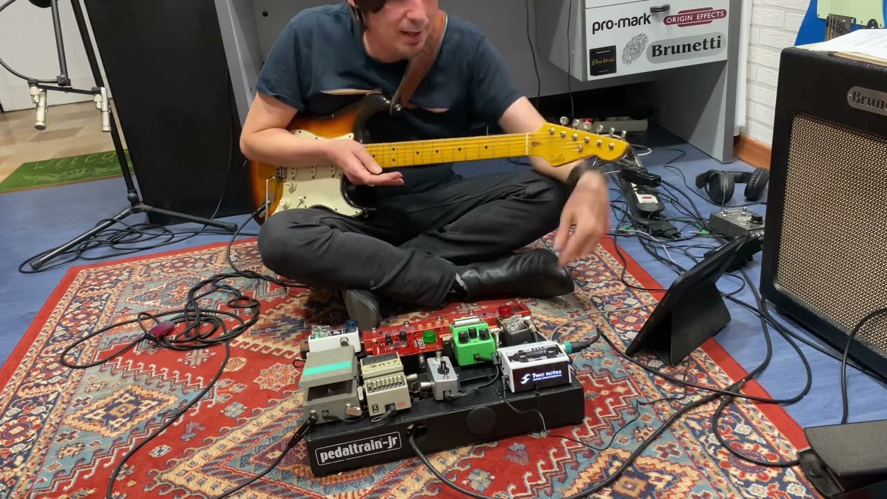 Torpedo CAB M+ Prueba rápida en pedalera. Tech 21 Fly Rig Rk5. Emilio Ribera