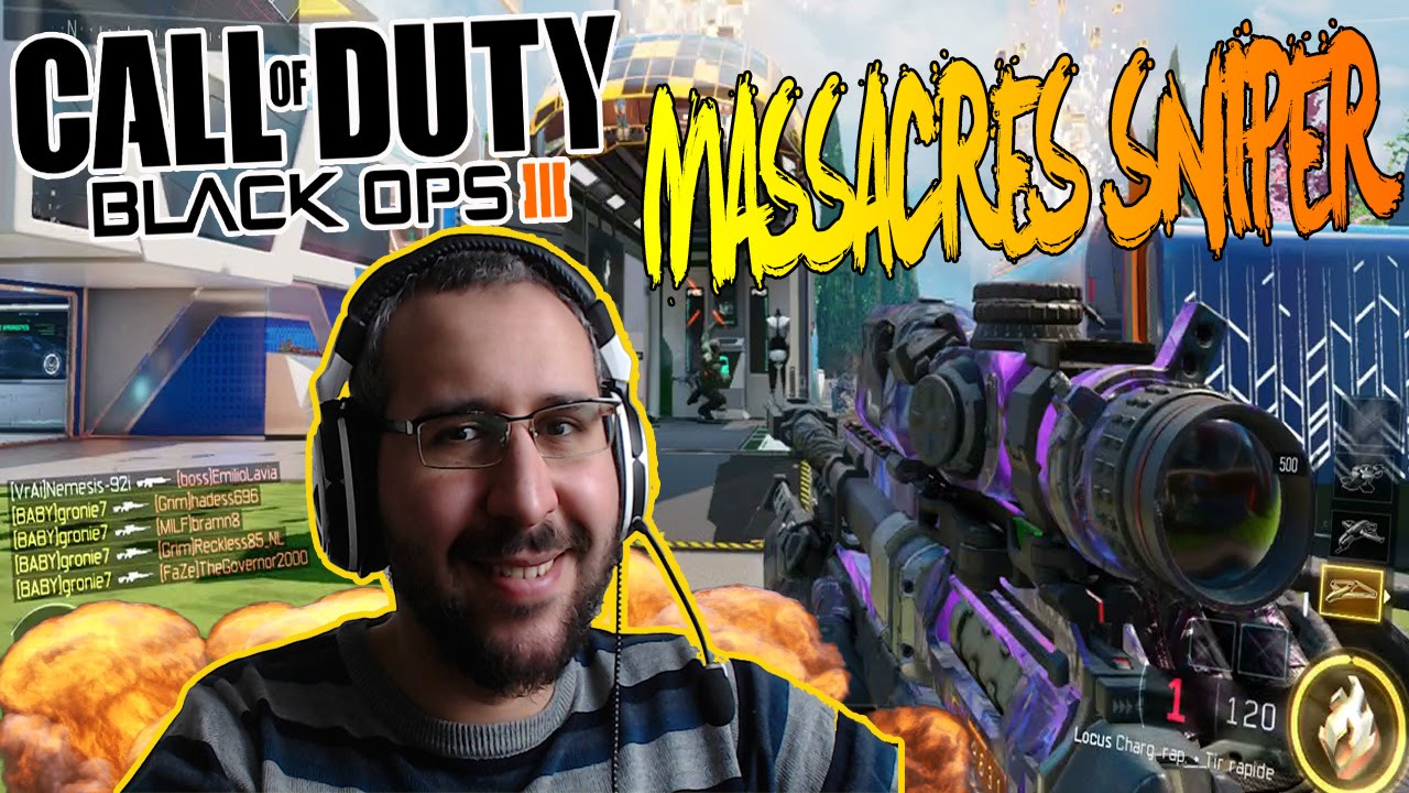 Des CLIPS & Des Massacres au SNIPER LOCUS en FACE LIVE sur BLACK OPS 3