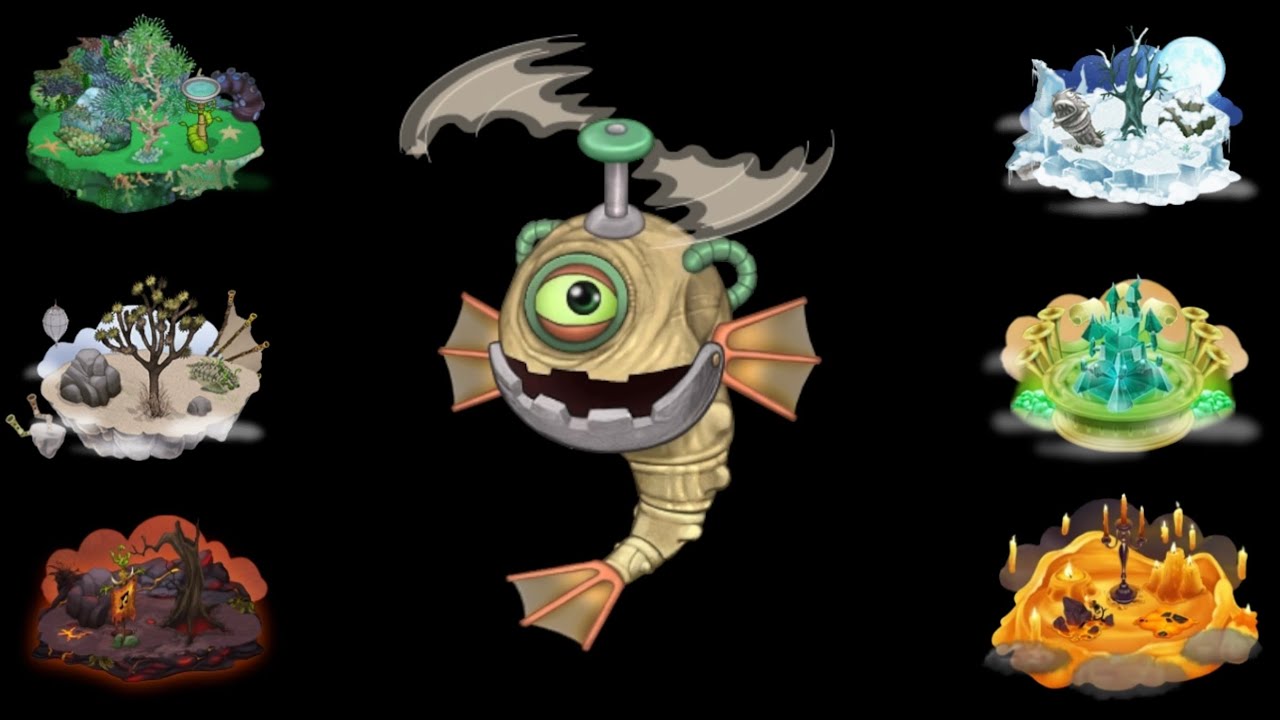 Cybop - All Monsters Sound and Animation (My Singing Monsters)