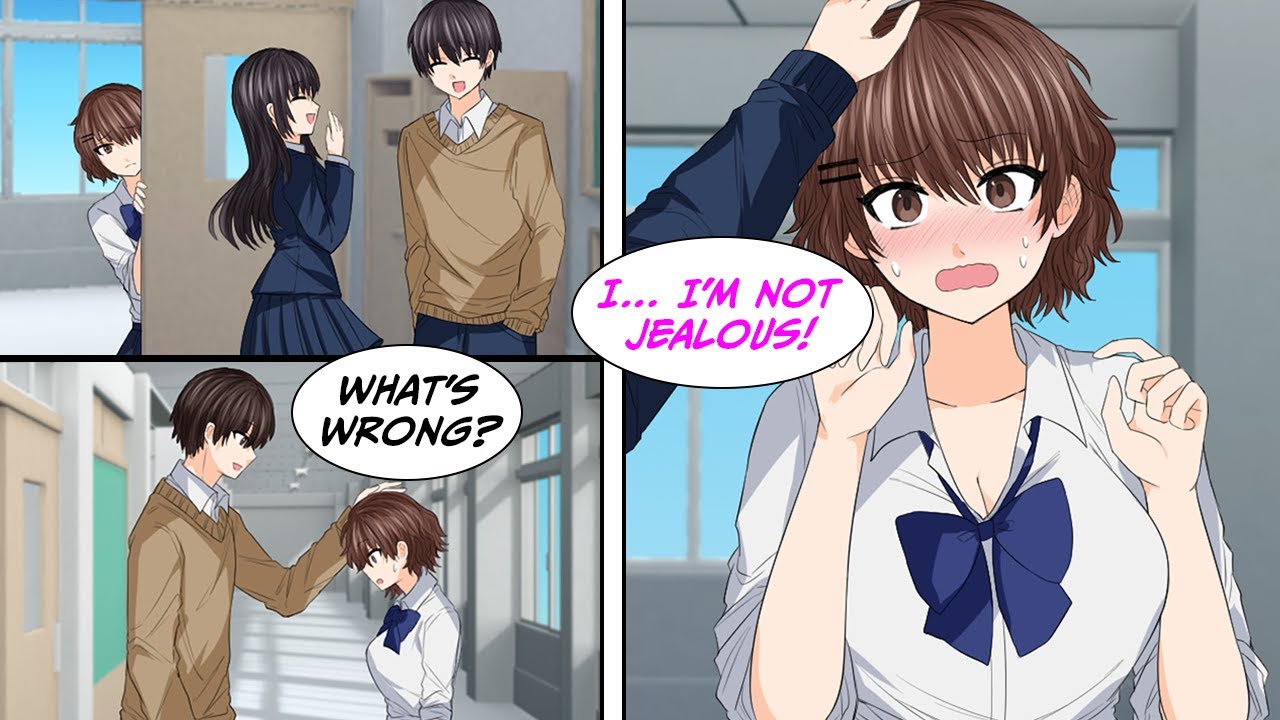 [Manga Dub] My cold childhood friend saw me chatting with a cute girl&hellip; and froze up [RomCom]