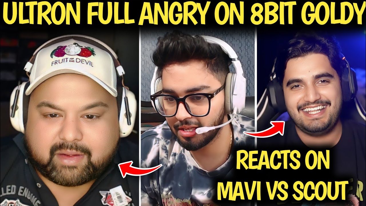 ULTRON VS GOLDY BHAI NEW CONTROVERSY 😱 8BIT GOLDY REPLY ON MAVI & SCOUT MATTER 🤯 REACT ON OMEGA ORG