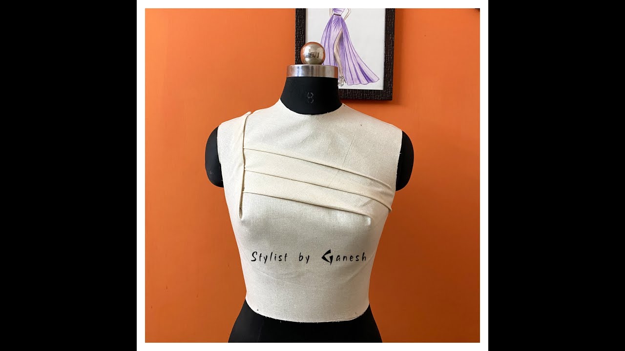 Draping class 2 | Crop Top Draping | draping | Radial Draping