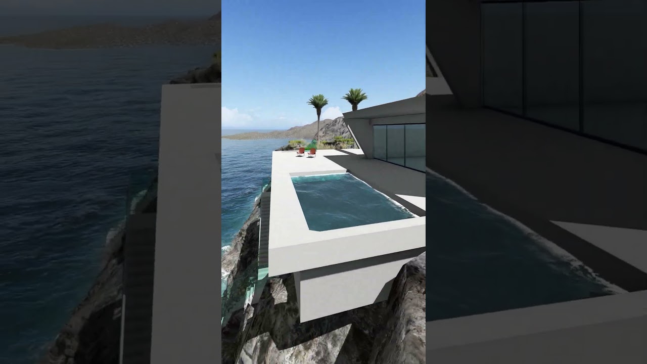 😍 3D Asset NFT - Aqua Vista Cliff House