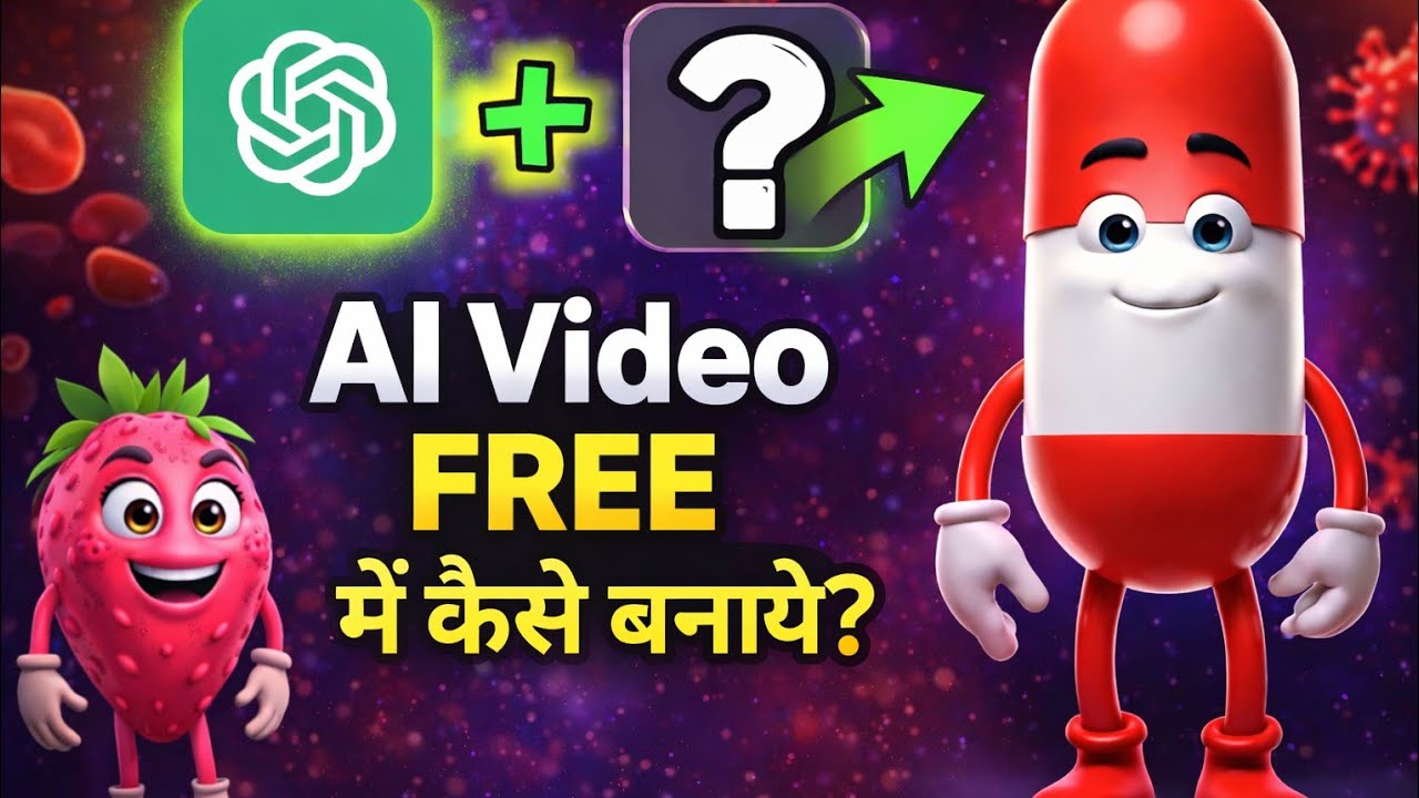 Mobile से Talking AI Character Video बनाओ | Unlimited Free (Hindi)