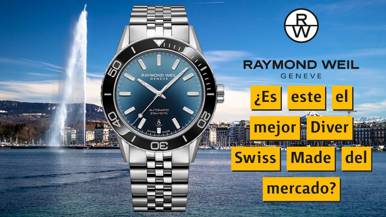 ¿El MEJOR Diver por DEBAJO de 2K€? - Raymond Weil Freelancer Geneve