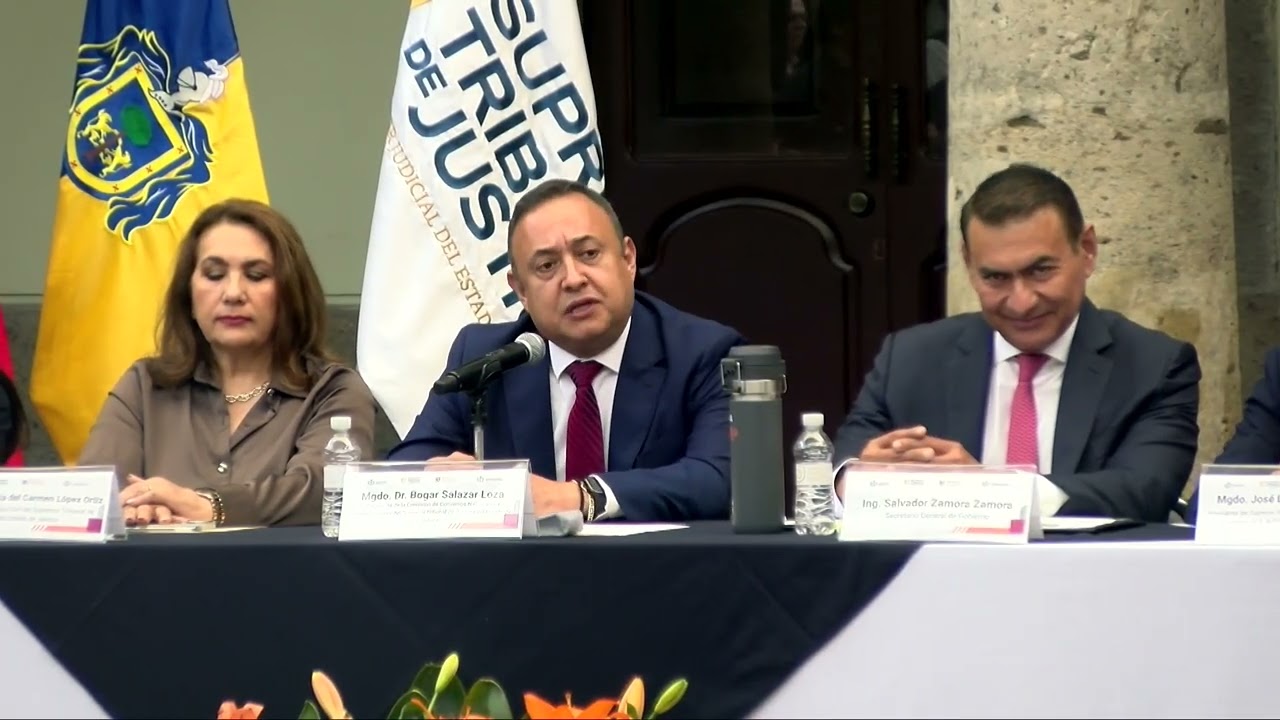 🔴Firma de Convenios de Capacitación e Innovación Tecnológica: Poder Judicial y Gobierno de Jalisco