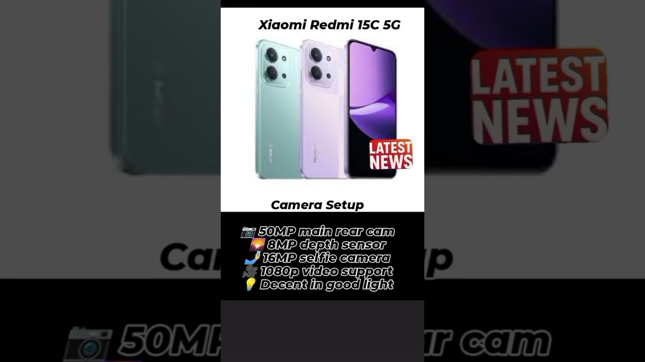 Redmi 15C 5G #Budget5GPhone #XiaomiIndia #TechShorts #Under15KPhone #smartphone #smartgadgets