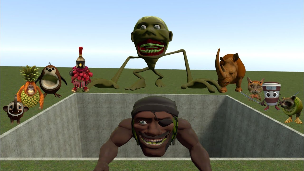 NEW LIN GANG MELON VS All ITALIAN BRAINROT IN | garry's mod
