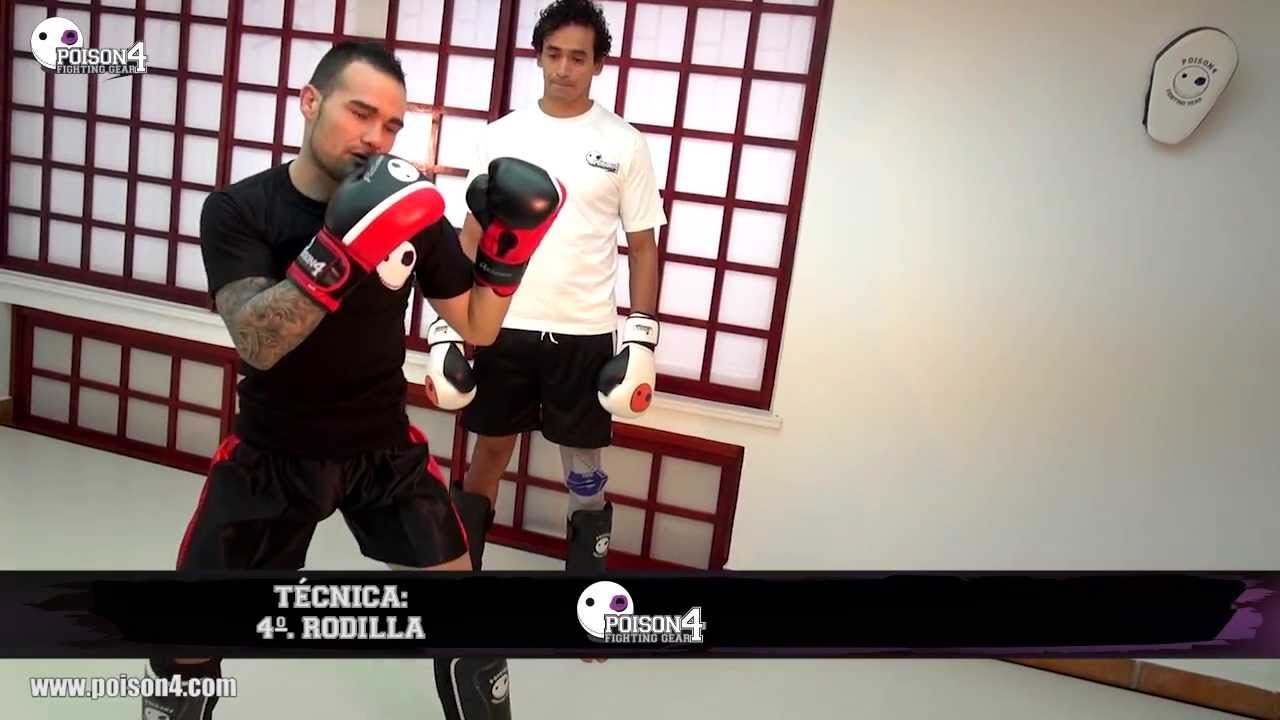 Juan Martos. Combinación de Kickboxing.