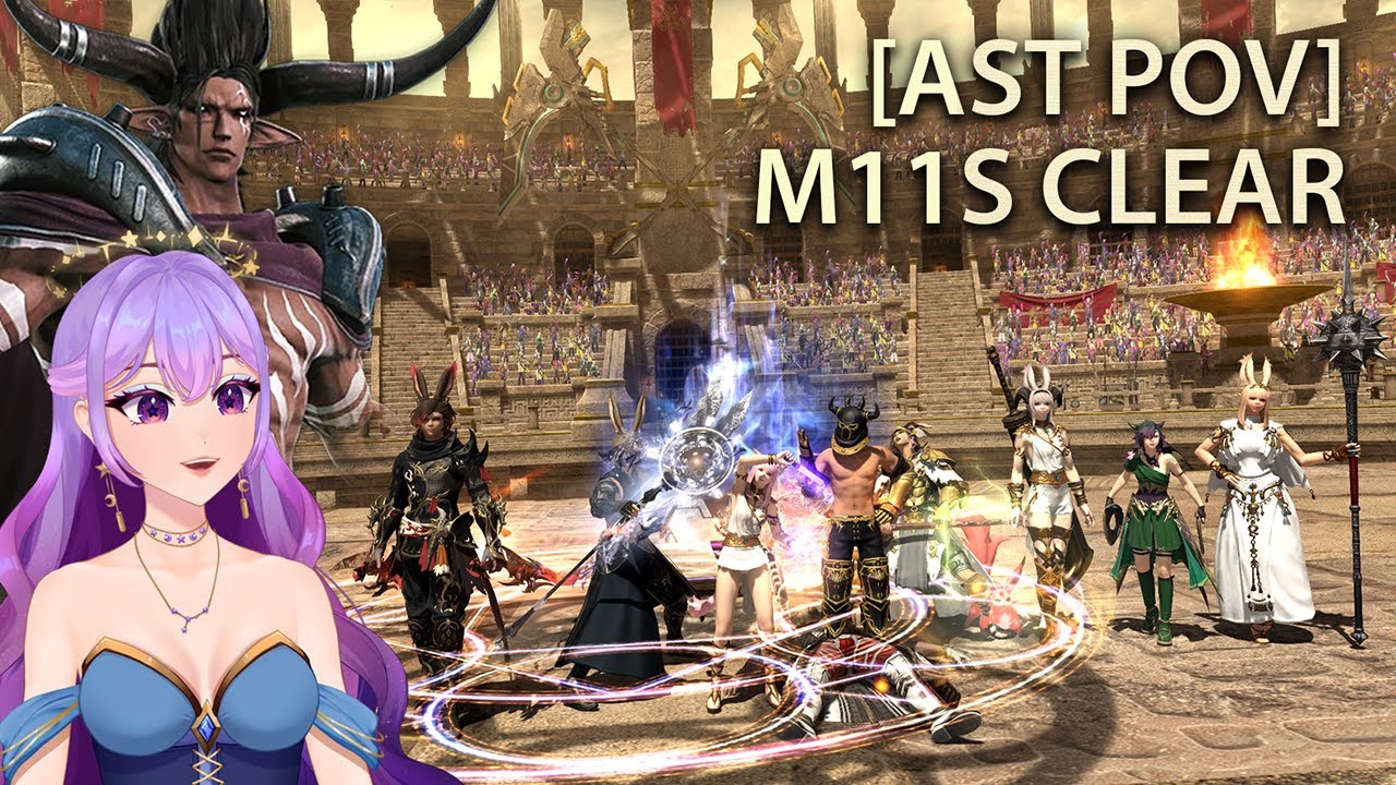 【FFXIV】AST POV: AAC Heavyweight M11S Clear (M3 Savage) The Tyrant | Ashtraley