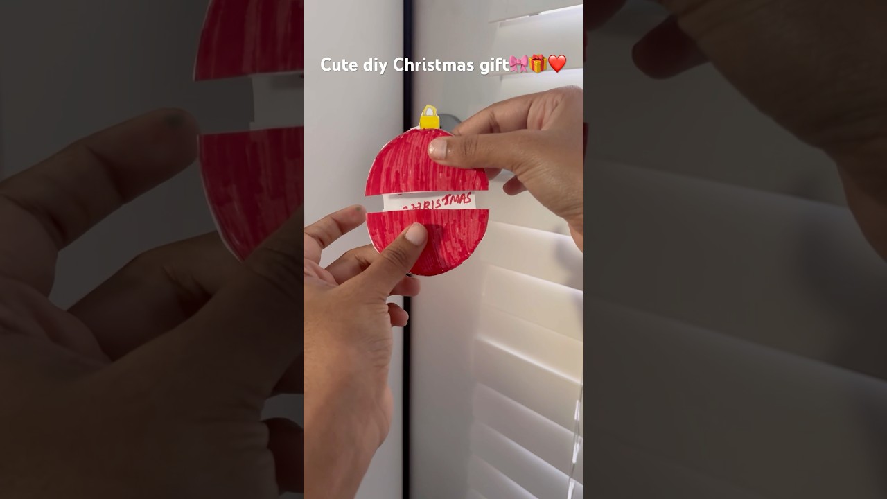 Cute diy Christmas gift🎁❤️🎀