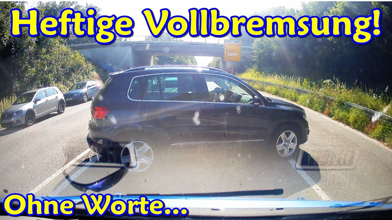 Porsche-Raser, Vollbremsung, Teile auf Autobahn und Ausweichen| DDG Dashcam Germany | #297