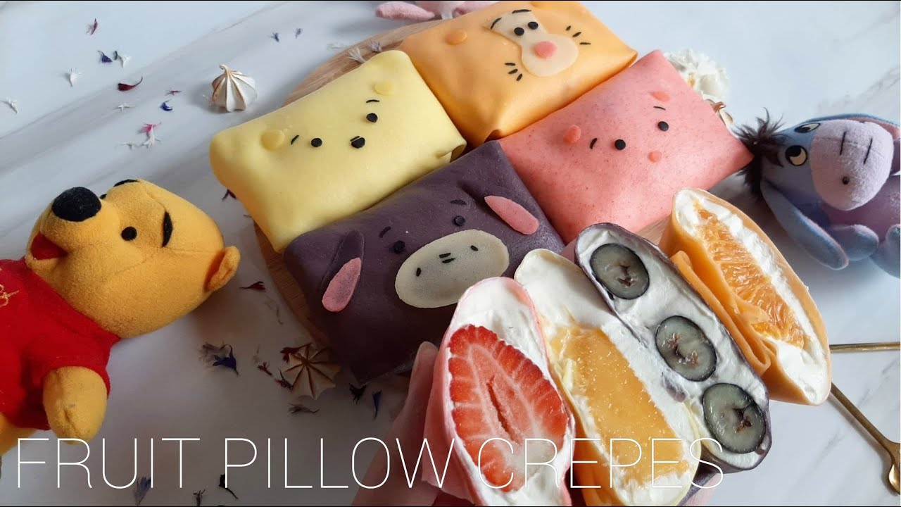 Fruit pillow crepes | Winnie pooh and friends