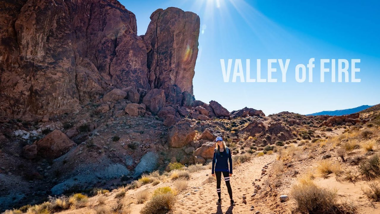 VALLEY of FIRE State Park in 4K | Fire Wave | Full Time Truck Camper Living | Van Life | Overlanding