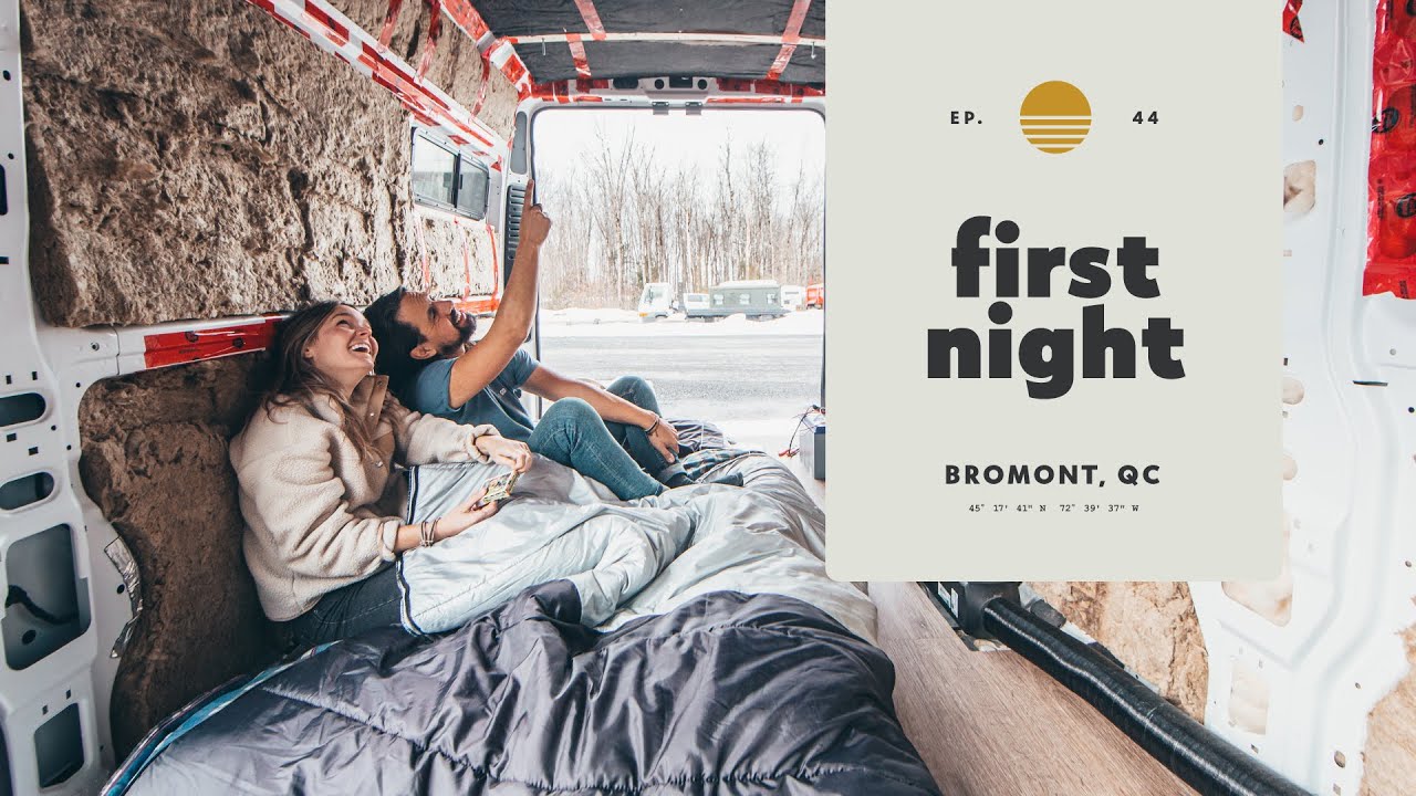 Testing our UNFINISHED van after INSULATION I Vanlife Conversion
