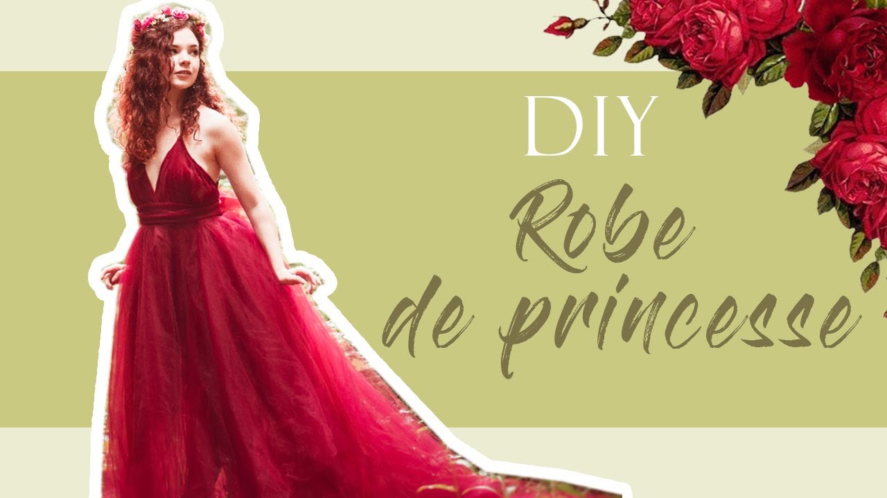 Robe de princesse en tulle pour photoshoot - DIY