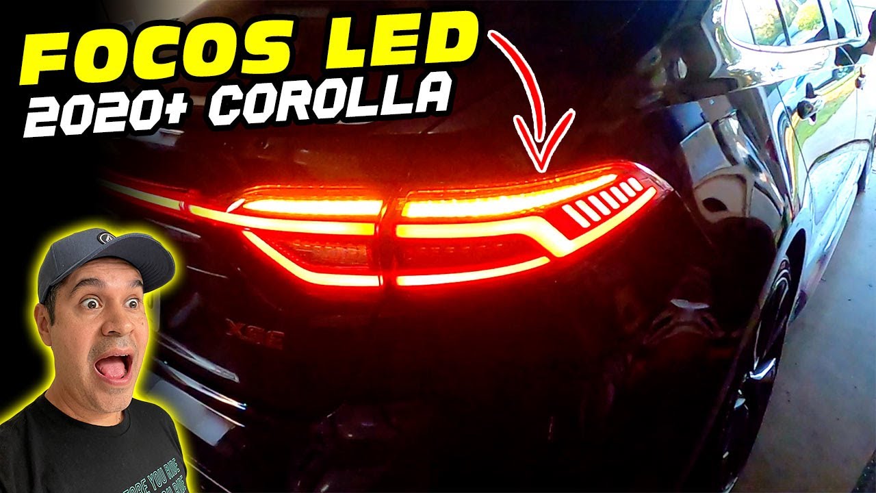 Como Instalar Calaveras LED Secuenciales 2020 - 2022 Corolla